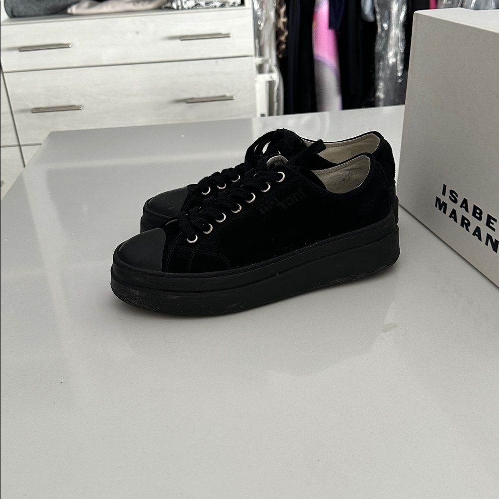 Black Platform Sneakers Isabel Marant - Picture 4 of 5